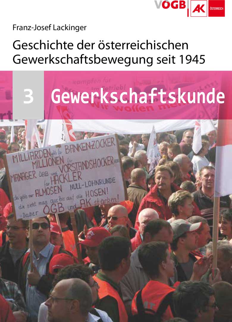 Cover des Skriptums Gewerkschaftskunde 3