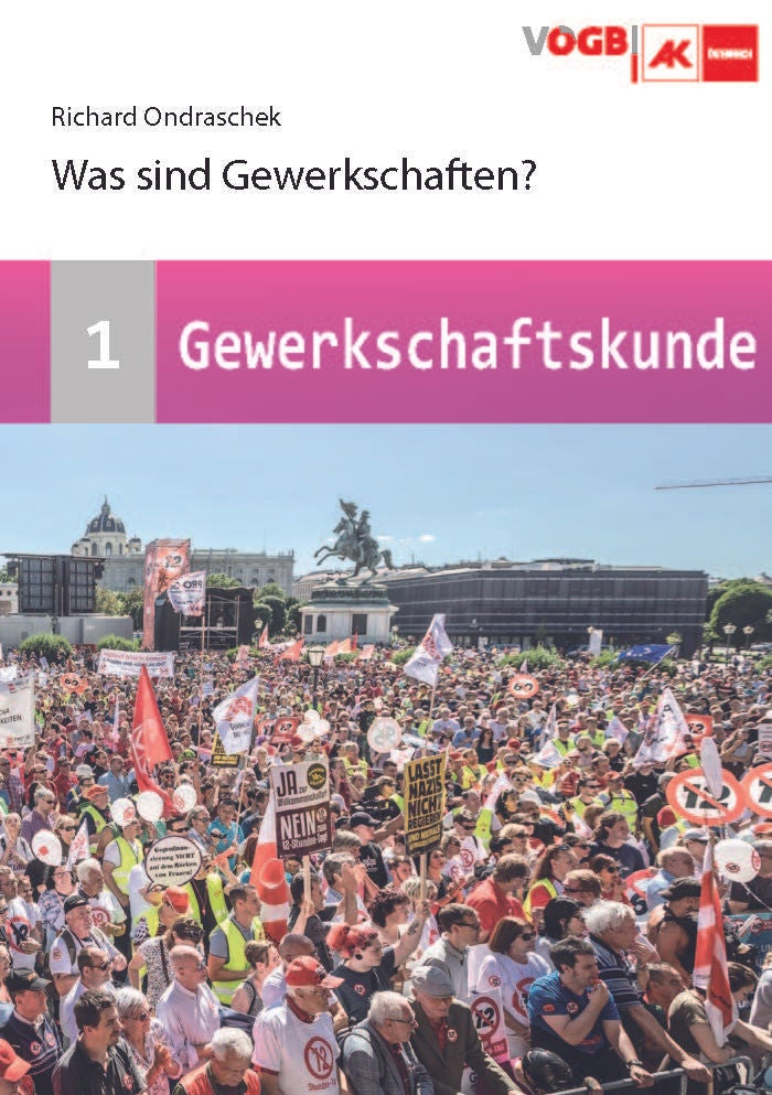 Cover des Skriptums Gewerkschaftskunde 1
