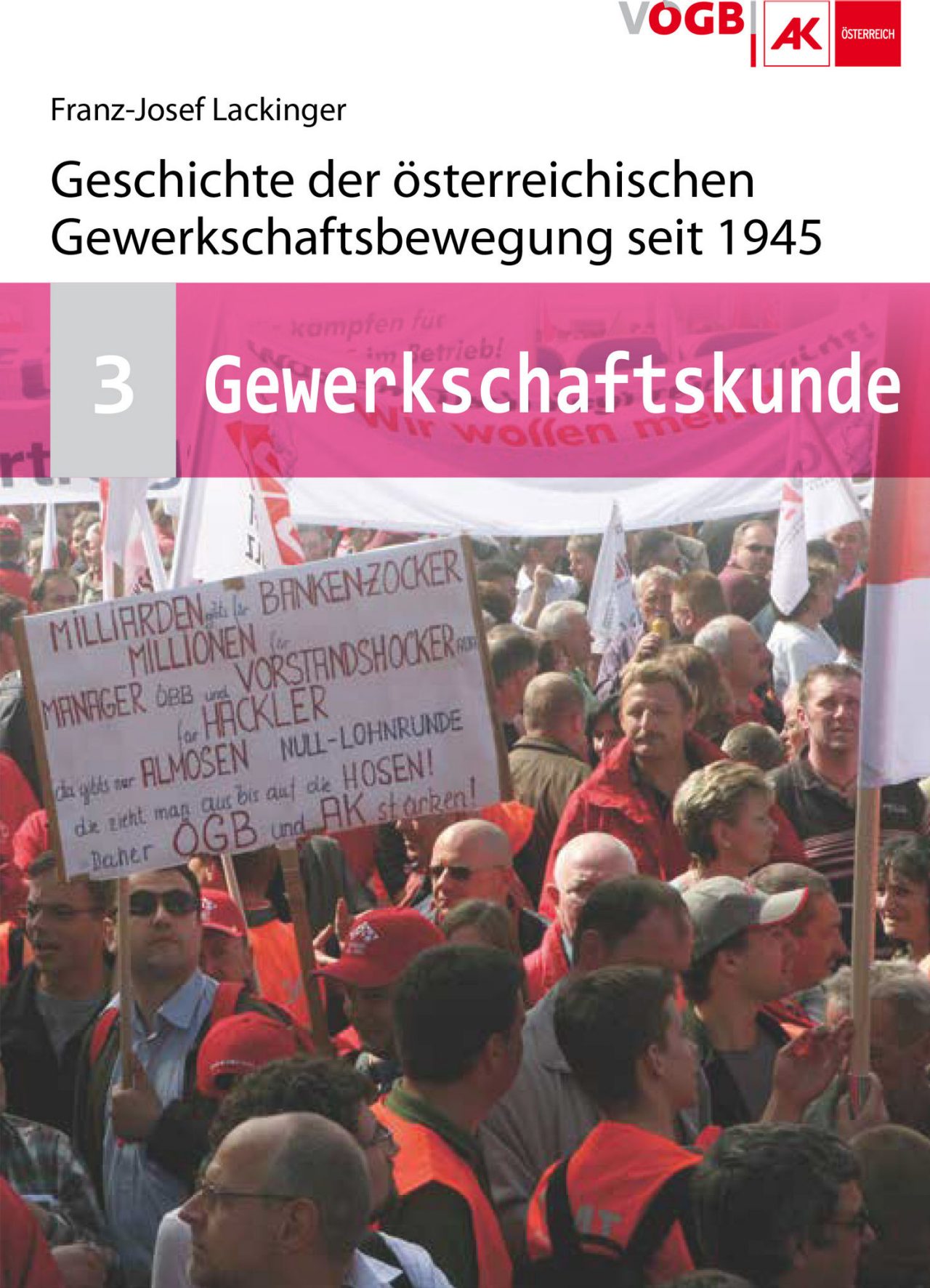 Cover des Skriptums Gewerkschaftskunde 3
